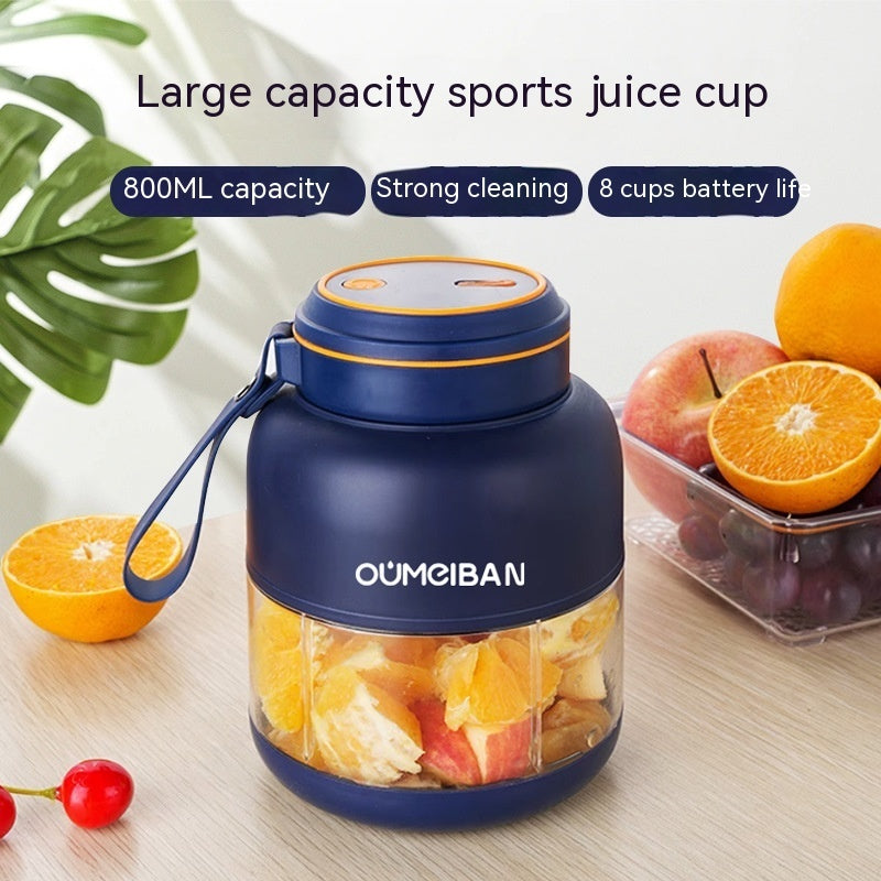 Electric Portable WirelessJuicer  Cup – 800ML Small Personal Juice Maker