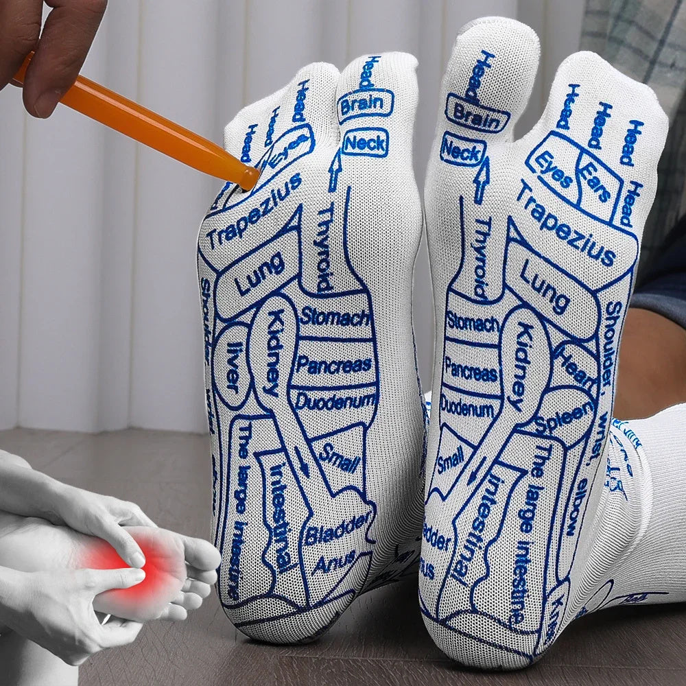 Acupressure Foot Massage Socks | Reflexology Therapy Socks for Tired Feet