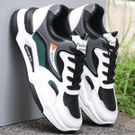 Men’s Leather Waterproof Sneakers – Casual Flat Heel Shoes - Thumbnail 5