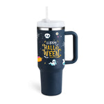 40oz Stainless Steel Insulated Tumbler with Handle & Straw – Spill-Proof Coffee Travel Mug for Car, Gym, Office, Valentine Gifts - Thumbnail 12