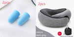 U Shaped Travel Neck Pillow Memory Foam Airplane & Car Cushion - Thumbnail 18