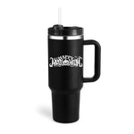 40oz Stainless Steel Insulated Tumbler with Handle & Straw – Spill-Proof Coffee Travel Mug for Car, Gym, Office, Valentine Gifts - Thumbnail 9