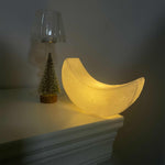 Moon Night Lamp – Creative Curved Desktop Bedside Ambient Light for Bedroom - Thumbnail 3