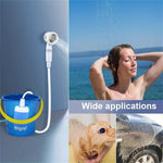 Battery Powered Portable Shower Waterproof Travel Outdoor - Thumbnail 4