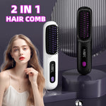 2 in 1 Hair Straightener & Curler Brush - Thumbnail 1