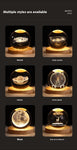 Crystal Ball Projection Lamp – USB Wooden Base Light - Thumbnail 4