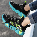 Mesh Fly Woven Velcro Sneakers – Breathable & Stylish Shoes - Thumbnail 5