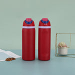 Portable Sports Straw Cup – Stainless Steel Travel Thermos Bottle - Thumbnail 10