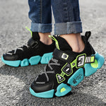Mesh Fly Woven Velcro Sneakers – Breathable & Stylish Shoes - Thumbnail 3