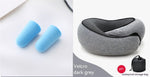 U Shaped Travel Neck Pillow Memory Foam Airplane & Car Cushion - Thumbnail 17