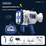 Electric Rocket Bubble Gun Machine with LED Lights – Rechargeable Space Bubble Blower Toy for Kids - Thumbnail 6
