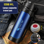 Car Portable Large Insulated Water Bottle – Stainless Steel Thermal Travel Flask (1200ml / 1900ml) - Thumbnail 4