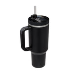 40oz Stainless Steel Insulated Tumbler with Handle & Straw – Spill-Proof Coffee Travel Mug for Car, Gym, Office, Valentine Gifts - Thumbnail 6