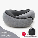 U Shaped Travel Neck Pillow Memory Foam Airplane & Car Cushion - Thumbnail 16