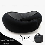 U Shaped Travel Neck Pillow Memory Foam Airplane & Car Cushion - Thumbnail 11