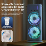 TrendzCool Double-Ended USB Spray Fan – Portable 3-Speed - Thumbnail 2