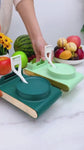 Multifunctional Hand-Cranked Peeler & Slicer – Fruit & Vegetable Kitchen Tool - Thumbnail 4