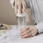 Glass Water Bottle with Tea Infuser – Filter Tea Separation 450ml Double Wall Leakproof Tea Bottle - Thumbnail 18
